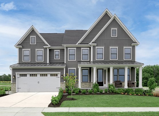 Modern Heartland Homes two-story home