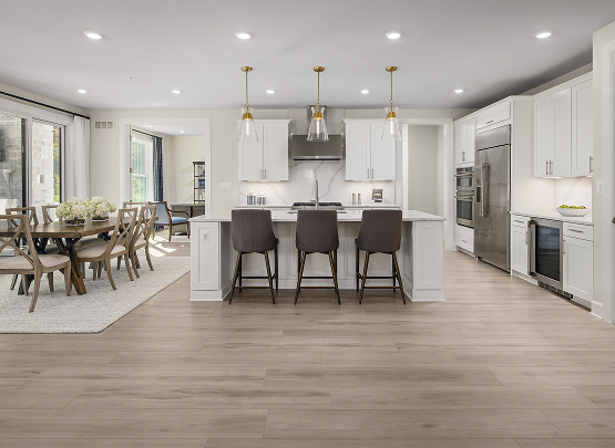 Spacious modern Heartland Homes kitchen